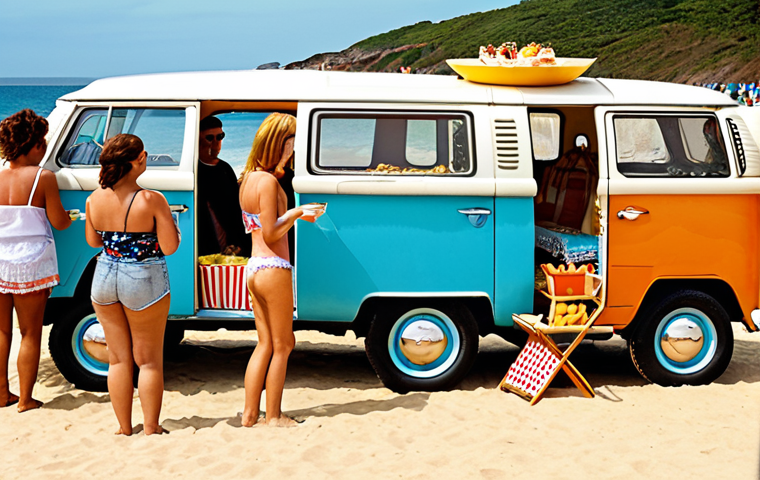 **Image Prompt:** A cozy, vibrant gathering of people around a vintage Volkswagen Kombi van, perhaps at a beach or park. The atmosphere should convey a sense of shared passion, friendship, and the joy of connecting over a common interest. Include elements of classic Portuguese culture, like traditional snacks or drinks, to emphasize the local setting.